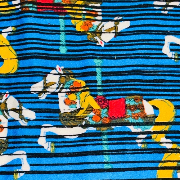 RARE HTF LULAROE CAROUSEL LEGGINGS - Picture 1 of 3